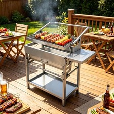 Stainless Steel Charcoal BBQ