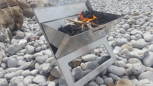 Stainless steel bbq - steel,