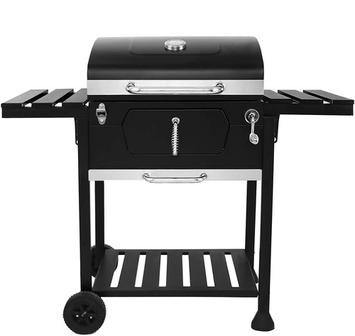 Black charcoal grill - black,