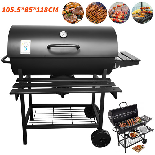 Black charcoal grill - charcoal, bbq