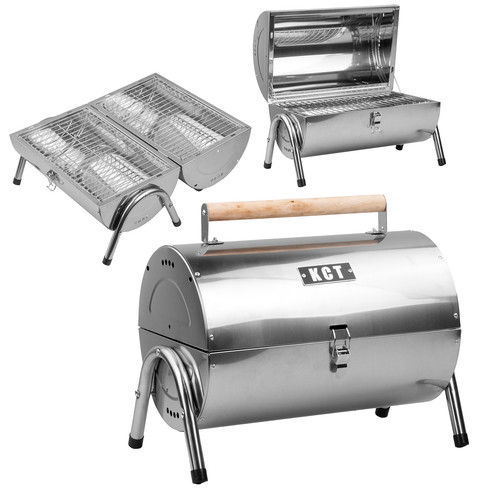 Kct portable barrel bbq - barrel,