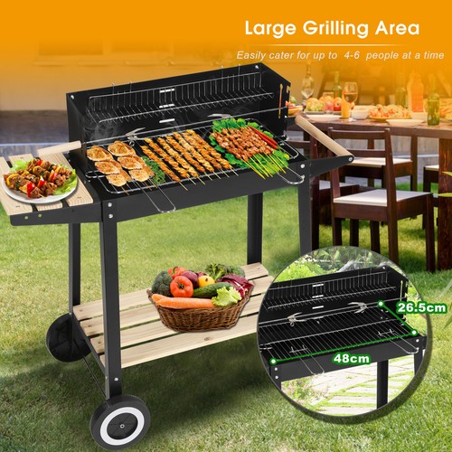 Charcoal grill rectangular bbq - charcoal,