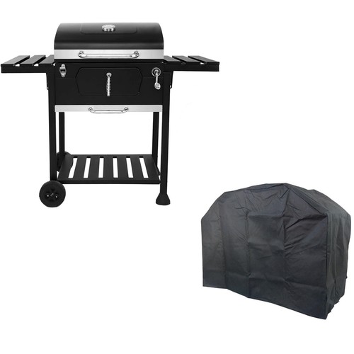 Charcoal grill bbq with cover - bbq,